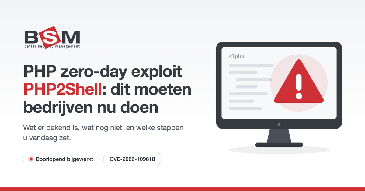 PHP2Shell waarschuwing